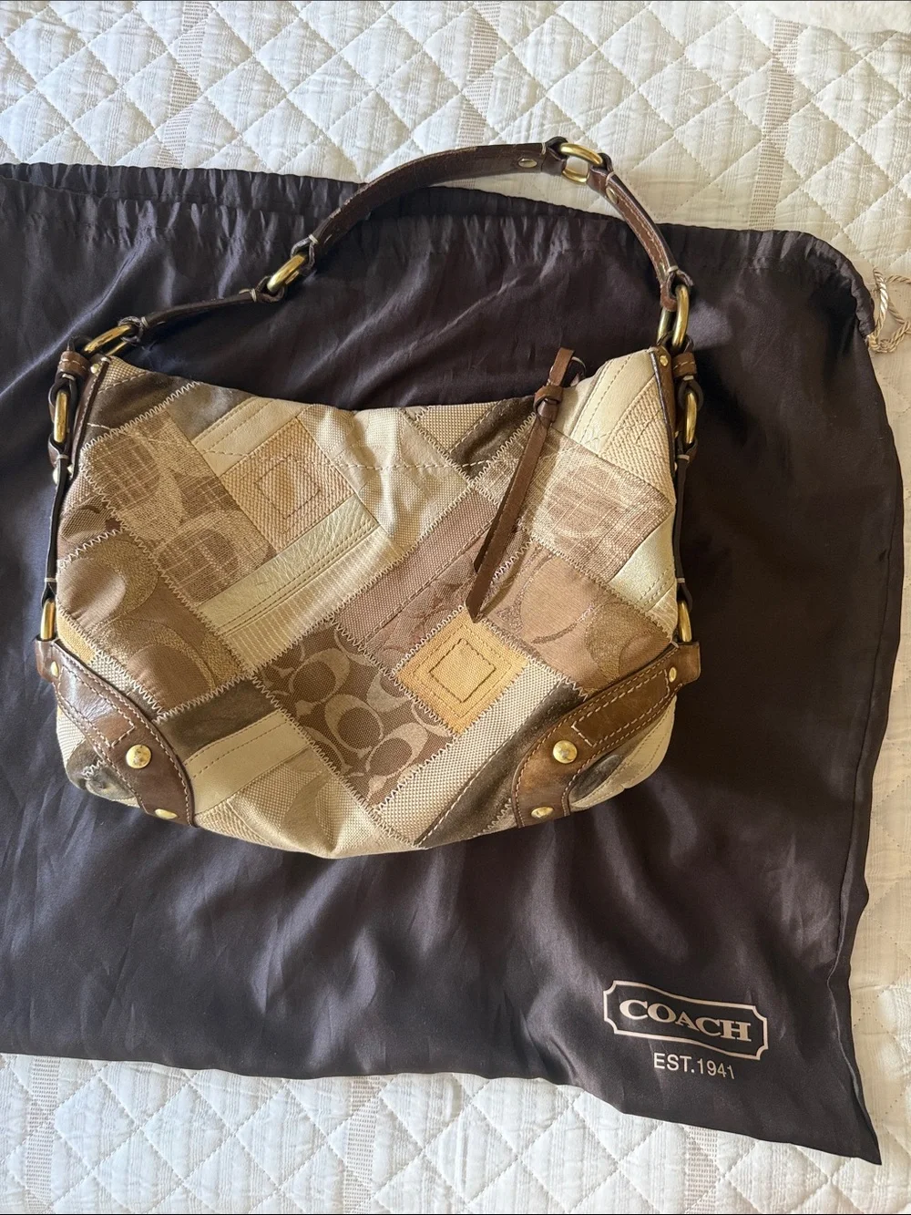 Coach Vintage Patchwork Shoulder Bag